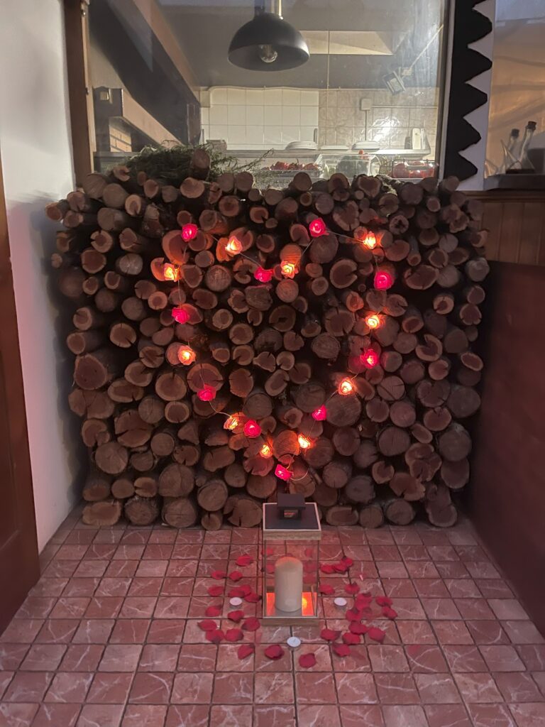 Decoración San Valentín en La Pasadilla